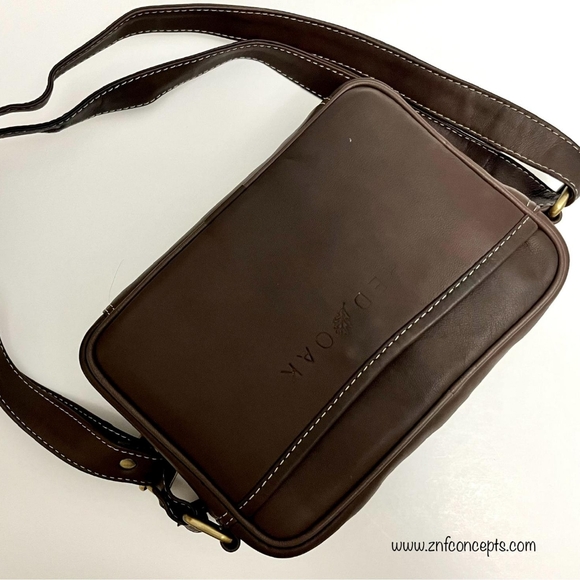 Brown (Camera) bag full grain leather - Picture 7 of 8